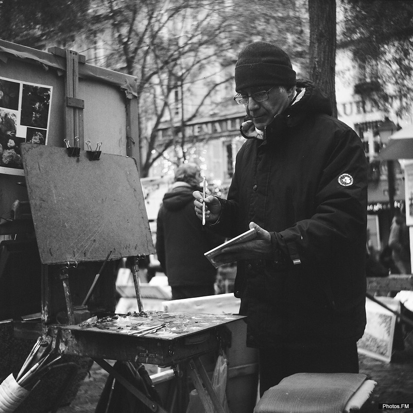 Artiste peintre à Montmartre