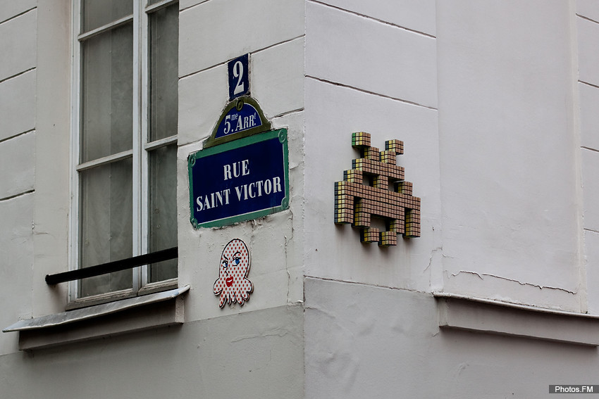 Space Invader PA_636 : Rubik's Cube version