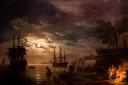 La nuit ; un port de mer au clair de lune - Joseph Vernet (1771)